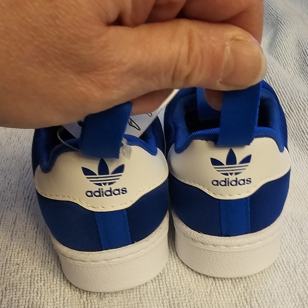 Adidas Superstar 360 Sneakers Team Royal Blue White Unisex Toddler Kid's Size 6 - Picture 4 of 12